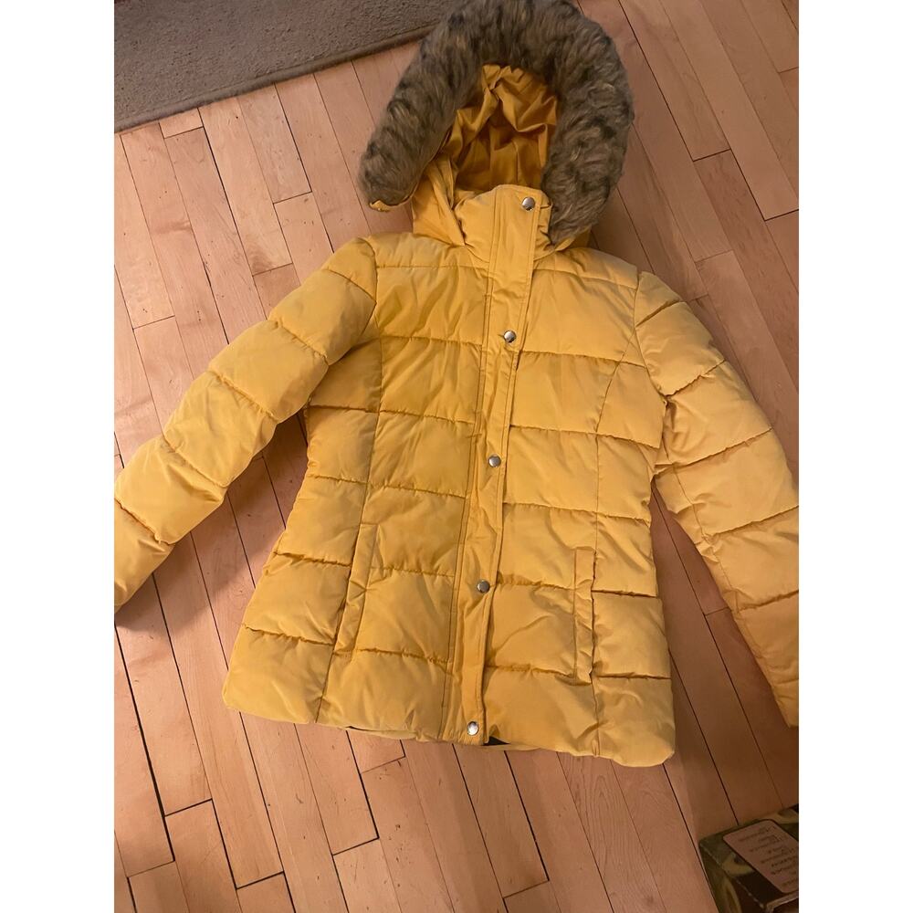 Tommy Hilfiger Puffer coat Jacket women’s ladies XS fur hood